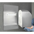 Scott 9601 Pro Coreless 14.25 in. x 9.75 in. x 14.25 in. Jumbo Roll Toilet Paper Dispenser - Stainless image number 3
