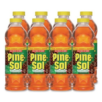 Pine-Sol 20 oz. Bottle Multi-Surface Concentrated Disinfectant Cleaner - Pine Scent (8/Carton)