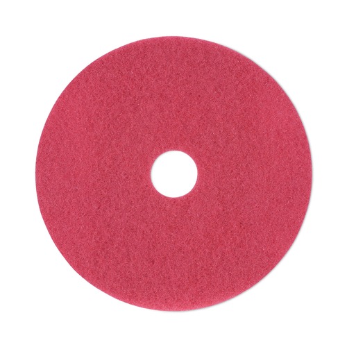 Just Launched | Boardwalk BWK4019RED 19 in. Diameter Buffing Floor Pads - Red (5/Carton) image number 0