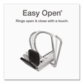 Bulk Savings Pricing 2 | Cardinal 10341 4 in. Capacity 11 x 8.5 Premier Easy Open ClearVue Locking Slant-D Ring Binder - Black image number 2