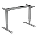  | Alera ALEHT3SAG 48.06 in. x 24.35 in. x 25 in. to 50.7 in. AdaptivErgo Sit-Stand 3-Stage Electric Height-Adjustable Table Base with Memory Control - Gray image number 0