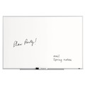 Office Jansan | Quartet 75123B 36 in. x 24 in. Dry Erase Board Melamine - White Surface, Silver Aluminum Frame image number 2