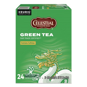 Celestial Seasonings 5000330010 Green Tea K-Cups (24/Box)