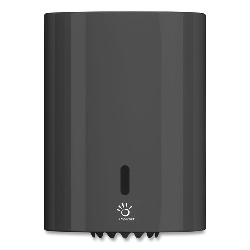 Paper & Dispensers | Papernet 410891 9.1 x 9.4 x 12.2 Hy Tech Towel Dispenser - Black (1/Carton) image number 0
