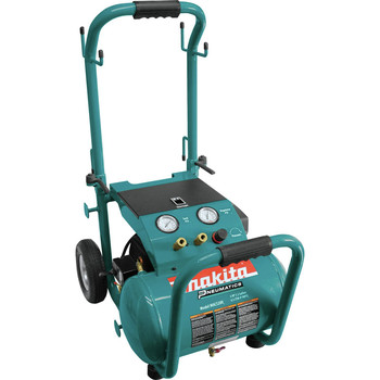 Makita MAC5200 3.0 HP 5.2 Gallon Oil Lube Dolly Air Compressor