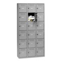 Office & Office Supplies | Tennsco BS6-121812-C-MGY 36 in. x 18 in. x 72 in. Triple Stack Box Compartments - Medium Gray image number 0