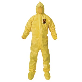 Ansell A70 Chemical Spray Protection Coveralls - 2X-Large, Yellow (12/Carton)