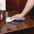 Cleaning & Janitorial Supplies | HOSPECO N-F310QCBA 13 in. x 21 in. 1-Ply Deluxe Foodservice Wiper - Blue (150/Carton) image number 3