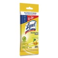 Cleaning & Janitorial Supplies | LYSOL Brand 19200-99799 6.69 in. x 7.87 in. 1-Ply Disinfecting Wipes Flatpacks - Lemon and Lime Blossom White (24/Carton) image number 2