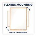 White Boards | Quartet S573 36 in. x 24 in. Oak Finished Fiberboard (MDF) Frame Classic Series Total Erase Dry Erase Boards - White Surface image number 5