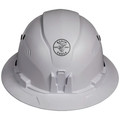 Hard Hats | Klein Tools 60401 Vented Full Brim Hard Hat - White image number 2