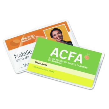 GBC LongLife 2.56 in. x 3.75 in. 10 mil Thermal Laminating Pouches - Gloss Clear (100/Box)