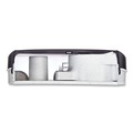 Cleaning & Janitorial Supplies | San Jamar R4000TBK 9 in. Roll 19 in. x 5.25 in. x 12 in. Twin Jumbo Classic Tissue Dispenser - Transparent Black Pearl image number 5