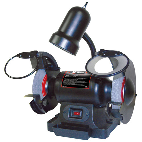 ATD 10556 6 in. 12 HP Bench Grinder with Light