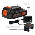  | Black & Decker LBXR20CK 20V MAX POWERCONNECT 1.5 Ah Lithium-Ion Battery and Charger Kit image number 4