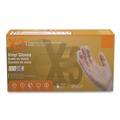 Disposable Gloves | Ammex GPX344100 3 mil Industrial Powder-Free Vinyl Gloves - Medium, Clear (1000/Carton) image number 0
