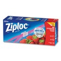 Food Service | Ziploc 316489 9.5 in. x 2.63 in. x 10.56 in. Gallon Slider Storage Bags - Clear (9/Carton) image number 3