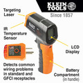 Just Launched | Klein Tools IR1KIT Infrared Thermometer with GFCI Receptacle Tester image number 1