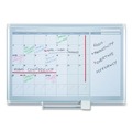 | MasterVision GA0597830 48 in. x 36 in. Magnetic Dry Erase 1-Month Calendar Board - White Surface, Silver Aluminum Frame image number 2