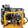 Air Compressors | Dewalt DXCM251.COM 2 HP 25 Gallon 200 Max PSI 7.7 SCFM @ 40 PSI 6.2 SCFM @ 90 PSI Oil-Lubed Belt Drive Electric Portable Vertical Air Compressor image number 4