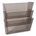  | Deflecto 73502RT DocuPocket 3 Sections 3-Pocket 13 in. x 7 in. x 20 in. File Partition Set - Letter Size, Smoke (3/Set) image number 2