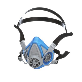 MSA Advantage 200 LS Respirator with 2-Piece Neckstrap - Small, Blue
