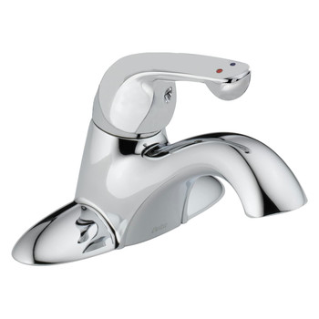 BATHROOM SINK FAUCETS | Delta 501LF-HGMHDF Single Handle Centerset Lavatory Faucet (Chrome)
