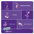 Cleaning & Janitorial Supplies | Swiffer 08443 WetJet 11.3 in. x 5.4 in. System Cloth Refills - White (24-Piece/Box, 4 Boxes/Carton) image number 3