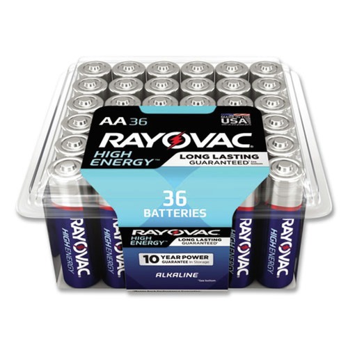 Percentage Off | Rayovac 81536PPK High Energy Premium Alkaline AA Batteries (36/Pack) image number 0