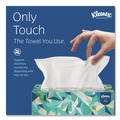 Cleaning & Janitorial Supplies | Kleenex 01701 9 in. x 10.5 in. 1-Ply POP-UP Box Cloth Hand Towels - Unscented, White (2160/Carton) image number 6