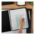 Office Jansan | Avery 11449 11 x 8.5 Print and Apply Index Maker Plastic Dividers with Printable Label Strip - Frosted Clear Tabs (5-Pieces/Set) image number 4