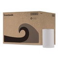 Cleaning & Janitorial Supplies | Boardwalk BWK6250 8 in. x 350 ft. 1-Ply Hardwound Nonperforated Paper Towels - White (12/Carton) image number 0