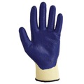Disposable Gloves | KleenGuard 98232 G60 Nitrile-Coated Cut-Resistant Gloves - Large (Size 9)/Blue/Yellow (12/Pack) image number 2