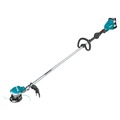 String Trimmers | Makita XRU15PTXRM08B-BNDL 36V (18V X2) LXT Brushless Cordless String Trimmer with (2) 5 Ah Batteries and 18V LXT/12V max CXT Cordless/Corded Bluetooth Job Site Speaker Bundle image number 1