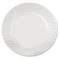 Bowls and Plates | WNA WNA CW6180 6 in. Diameter Plastic Classic ware Plates - Clear (180/Carton) image number 0