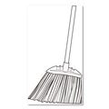 Brooms | Rubbermaid Commercial FG638906BLA 46 in. Smooth Sweep Angled Broom - Jumbo, Black/Yellow (6/Carton) image number 4