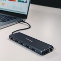 Office Electronics & Batteries | Verbatim 32153 USB-C Pro Multiport Hub CMH 13 Port - Gray image number 6