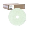 Cleaning Cloths | Boardwalk BWK4020NAT 20 in. Diameter Natural Burnishing Floor Pads - White (5/Carton) image number 0