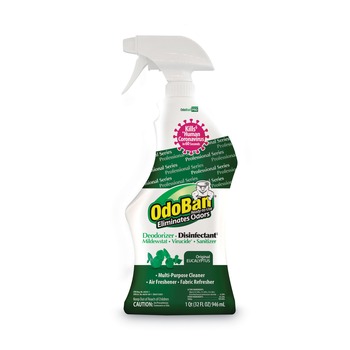 OdoBan 32 oz RTU Odor Eliminator and Disinfectant - Eucalyptus (12/Carton)