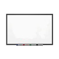  | Quartet 2544B Classic Series 48 in. x 36 in. Porcelain Magnetic Dry Erase Board - White Surface/Black Aluminum Frame image number 2