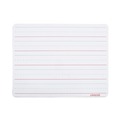 Office Jansan | Universal UNV43911 11.75 in. x 8.75 in. Penmanship Ruled Lap/Learning Dry-Erase Board - White Surface (6/Pack) image number 2