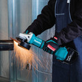 Cut Off Grinders | Makita XAG12PT1 18V X2 (36V) LXT Brushless Lithium-Ion 7 in. Cordless Paddle Switch Electric Brake Cut-Off/Angle Grinder Kit with 2 Batteries (5 Ah) image number 3