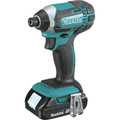 Combo Kits | Makita CT225SYX 18V LXT Brushed Lithium-Ion 1/2 in. Cordless Drill Driver/1/4 in. Impact Driver Combo Kit (1.5 Ah) image number 2