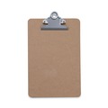 Office & Office Supplies | Universal UNV05610 0.75 in. Clip Capacity Hardboard Clipboard, Holds 5 x 8 Sheets - Brown image number 0