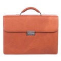 Office & Office Supplies | Swiss Mobility EXB49545807SMCO Milestone 5 in. x 5 in. x 12 in. Leather Briefcase Fits Devices Up to 15.6 in. - Cognac image number 1