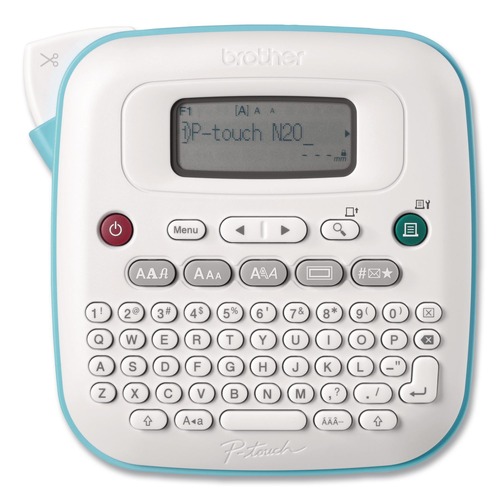 Labels & Label Makers | Brother P-Touch PTN20 6 in. x 6 in. x 2.9 in. 2 Lines P-Touch Personal Desktop Label Maker image number 0