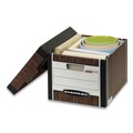 Office Jansan | Bankers Box 0072506 12.75 in. x 16.5 in. x 10.38 in. R-KIVE Heavy-Duty Storage Boxes for Letter/Legal Files - Woodgrain (4/Carton) image number 1