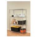  | Alera ALESW504824SR 48 in. x 24 in. x 72 in. NSF Certified Industrial Four-Shelf Wire Shelving Kit - Silver image number 8