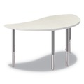  | HON HESN3054E.N.B9.K Build 54 in. x 30 in. Wisp Shape Table Top - Silver Mesh image number 1
