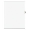  | Avery 01060 11 in.x 8.5 in. 10-Tab Avery Style 60 Preprinted Legal Exhibit Side Tab Index Dividers - White (25/Pack) image number 0